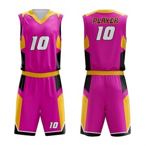Vente en gros OEM de haute qualité Ensemble d'uniformes de maillot de basket-ball unisexe Vêtements de sport imprimés en polyester grande taille - Product Image 6