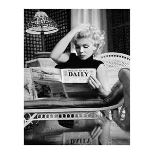 Impresión Artística de Marilyn Monroe, Fotografía en Blanco y Negro, Impresión Artística de Película - Product Image 1