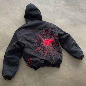 DTG DTF, sudadera con capucha y cremallera personalizada a todo color, diseño vibrante, cómodo forro polar cálido, ideal para uso informal al aire libre y moda diaria - Product Image 3