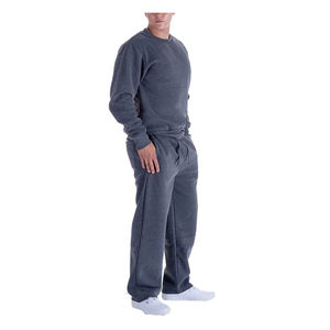 Pantalon évasé élégant personnalisé en coton respirant ceinture élastique décontracté confortable vierge vêtements décontractés pantalons de survêtement pantalons de survêtement pour hommes - Product Image 2