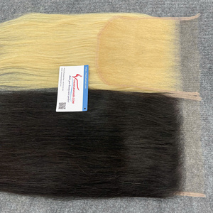 Extensiones de cabello humano vietnamita crudo 100% más vendidas con cierre de encaje Estilo recto natural La mejor calidad y precio de fábrica - Product Image 2