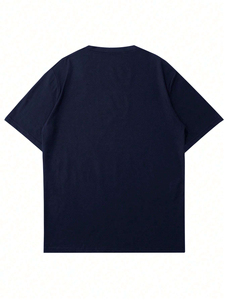 T-shirt personnalisé 80 GSM pour homme, 100 % coton, coupe ample, qualité luxe, col rond, streetwear, t-shirt oversize pour homme - Product Image 6