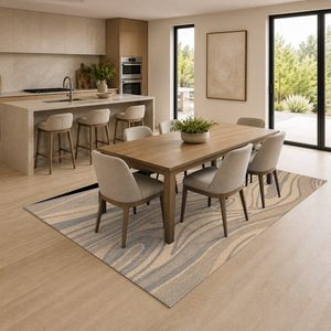 <b>RUGS</b> DEPOT LXDP-0669 Wholesale Beige Brown Modern Vintage Digital Printed Machine Washable Chenille Area <b>Rug</b> <b>Non</b> <b>Slip</b> - Product Image 4