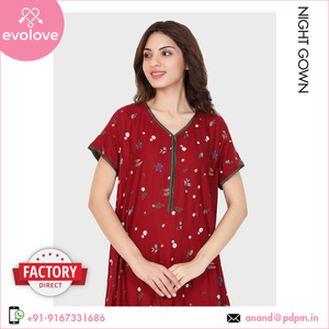 Fourniture OEM de robe de nuit bleue en rayonne de qualité optimale pour les femmes vêtements de nuit longs à usage domestique modèles de vêtements de salon d'été de luxe pour le printemps - Product Image 3