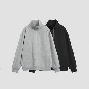 เสื้อฮู้ดซิปครึ่งแขนสำหรับผู้ชาย, เสื้อผ้าแนวสตรีทสุดหรูสำหรับใส่ได้ทั้งชายและหญิงสำหรับฤดูหนาวลำลอง - Product Image 3