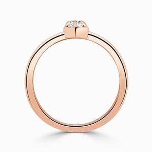 Bague de fiançailles solitaire pour femme, taille marquise - Product Image 5