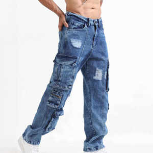Casual Wear <b>High</b> Demanding Best Quality <b>Men</b> Cargo <b>Jeans</b> <b>High</b> Wear New Style Best Quick Dry New Arrival Best <b>Men</b> Cargo <b>Jeans</b> - Product Image 2