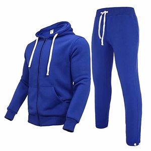 Nouveaux survêtements en polaire pour hommes, taille plus, écologiques, respirants, avec logo personnalisé et fermeture à cordon - Product Image 2