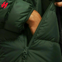 Manteau coupe-vent respirant sur mesure, bomber de haute qualité pour homme, manteau épais à capuche, veste d'hiver chaude en duvet de canard, longue veste matelassée