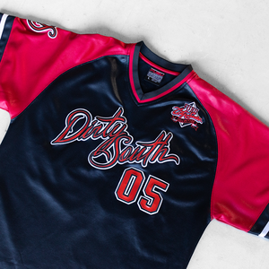 Camiseta Deportiva Retro de Fútbol Americano, Diseño Personalizado al por Mayor, Transpirable, de Secado Rápido, Impresión por Sublimación Completa, Estilo Corto y Holgado - Product Image 3