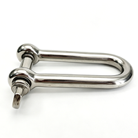 Manille longue en acier inoxydable 316 pour matériel marin, bateaux et yachts, toutes tailles de 4 à 12 mm, qualité marine, directement de l'usine, OEM ODM
