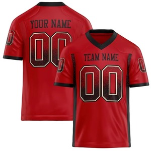 Maillot de football américain personnalisé pour équipe universitaire, uniforme en polyester respirant 195 GSM, vêtements de sport pour entraînement et match - Product Image 5