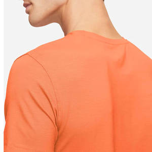 T-shirt en coton de couleur orange - Product Image 6