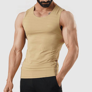 Tank Tops Gyms Workout Fitness Cotton Sleeveless Shirt Running Clothes <b>Stringer</b> Singlet Male Summer Casual <b>Vest</b> - Product Image 1