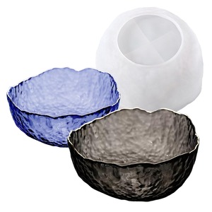 Bol à salade de fruits en résine époxy polie de couleur personnalisée, durable, écologique, léger, vaisselle de qualité supérieure, Noël - Product Image 2