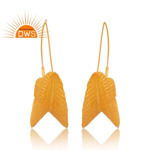 Latest Handmade Design 18K Gold Plated <b>Hoop</b> <b>Earring</b> Demi <b>Fine</b> Jewelry For Women Gift For Her - Product Image 2