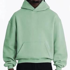 <b>Top</b> quality 100% Cotton flecce 700Gsm Custom Boxy Hoodie Custom Graphic French Terry Heavyweight <b>Cropped</b> Oversized Hoodies <b>Men</b> - Product Image 5