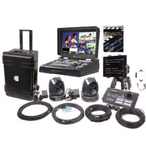 Kit de production vidéo pour système de conférence mobile : Caméra PTZ, Contrôleur de mélangeur, Mallette pour ordinateur portable – Idéal pour la formation, les réunions et le streaming - Product Image 3