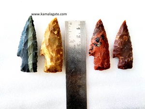 Wholesale Indian Agate &amp; Fancy Jasper 3 Inch Wholesale Agate Knife <strong>Arrowhead</strong> Knife <strong>Hand</strong> <strong>Knapped</strong> <strong>Arrowheads</strong>