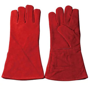 Gants de travail en gros Gants de sécurité en cuir Gants de soudage en cuir de vache fendu pour l'industrie - Product Image 2