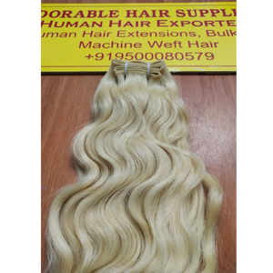 Extensiones de Cabello Indio Rubio Miel Pre-Adheridas con Estilos de Onda de Agua/Onda Profunda/Onda Lisa Sedosa - Product Image 2