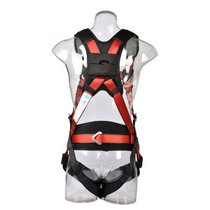 Arnés de Seguridad de Cuerpo Completo con Certificación de Seguridad <span class=keywords><strong>EN</strong></span> <span class=keywords><strong>361</strong></span> y <span class=keywords><strong>EN</strong></span> <span class=keywords><strong>358</strong></span> para Cintas Rojas y Negras, Capacidad de Carga de 25KN - Product Image 2