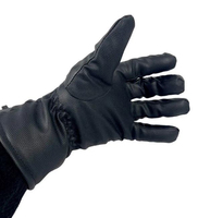 Guantes de invierno para carreras de automóviles Motocicleta Calentado Resistente a la abrasión Cuero Moto Street Bikers Guantes de cuero para montar en invierno
