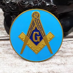 Freemason Badge Brooch Badges Pin Custom Order of the Eastern Star Masonic Auto Car Emblem ronpex - Product Image 1