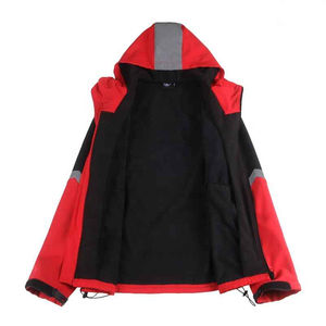 Chaqueta Impermeable Personalizada para Hombre, Cortavientos con Capucha de Múltiples Paneles, Ligera, para Senderismo y Aventuras al Aire Libre - Product Image 3