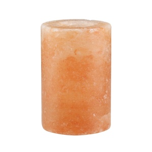 Hand-Carved Pink <b>Himalayan</b> <b>Salt</b> Glass 100% Natural Adds Light Flavor to Food & Cooking <b>Bath</b> <b>Salt</b> Product - Product Image 2