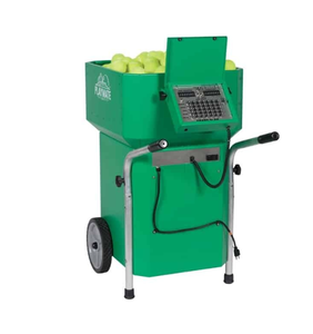 Green Tennis <b>Ball</b> <b>Machine</b> Adjustable Speed Practice Trainer 150 <b>Ball</b> Capacity Outdoor Court Training Equipment - Product Image 1