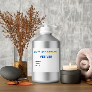 Huile Essentielle de Vétiver Boisé Naturelle Pure pour l'Aromathérapie, les Soins de la Peau et la Relaxation, Fixateur - Product Image 1