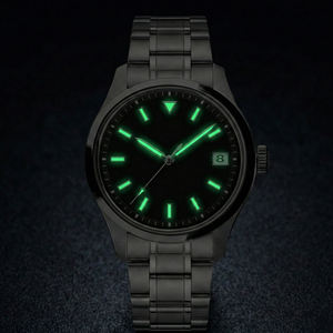 ผู้ผลิตนาฬิกาข้อมือผู้ชายสแตนเลสสตีลหรูหรา แบรนด์ OEM พร้อมโลโก้สั่งทำพิเศษ เครื่อง Miyota 9015 ระบบอัตโนมัติ - Product Image 3