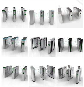 Lối vào và lối ra quản lý thép 304 vuông góc cạnh cánh cổng với IC ID Đầu đọc thẻ nhận dạng khuôn mặt Flap rào cản turnstile - Product Image 6