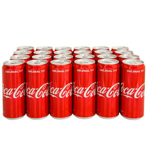 Goût original Coca-Cola 330ml X 24 Pcs saveur fruitée soda gazéifié dans des sacs remise d'été prix de gros - Product Image 1