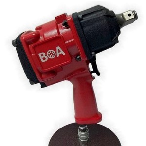 HY1461AN 3 4 Inch <b>Pneumatic</b> <b>Wrench</b> Red and Black with Triple Hammer Mechanism - Product Image 3