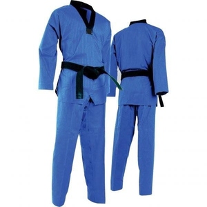 Vêtements d'arts martiaux sur mesure Uniforme de taekwondo de qualité supérieure SI-TG-08 d'uniforme de taekwondo de dernière conception - Product Image 1