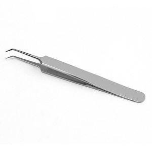 Pince à épiler en acier inoxydable de marque privée avec logo personnalisé pour extensions de cils et cosmétiques Fournitures de beauté avec logo - Product Image 5