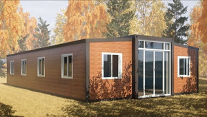 Vista Bode – Casa Contenedor Expandible de 40' |   2 Dormitorios |   Baño completo, cocina, sala de estar |   Casa Modular Pequeña 775 SF - Product Image 1