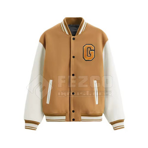 Timeless Hooded Letterman Jacket Stand Collar Front Logo <b>Crafted</b> for Men Seeking Warmth Style Winter Waterproof Eco-Friendly - Product Image 1