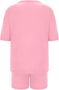 Conjunto de 2 Piezas para Mujer, Shorts y Camiseta de Verano, Estilo Urbano, Transpirable, Oferta 2026 - Product Image 5