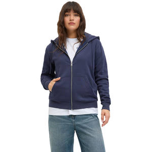 Sudadera con Capucha Informal para Mujer, Cierre de Cremallera, Corte Regular, Doble Capa, Manga Larga, Logotipo Personalizado con Serigrafía - Product Image 1