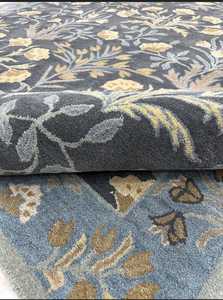 2025 moderne luxe fait à la main fine nouvelle-zélande laine tapis doux noué à la main personnalisable taille 5x8 à 12x14 pour bureau à domicile et hôtels - Product Image 4