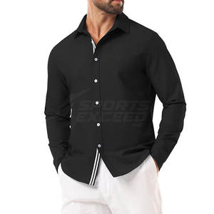 Venta al por mayor Camiseta para los hombres Casual moda algodón Jeans camisa ropa de calle logotipo personalizado Jeans camisa - Product Image 3