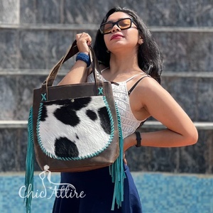 ใหม่ล่าสุดกระเป๋าหนังเทียมมีสไตล์สำหรับผู้หญิงกระเป๋าสะพายไหล่กระเป๋าถือแฟชั่นคุณภาพสูงสีเทอร์ควอยซ์ - Product Image 1