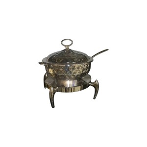 Équipement de cuisine de haute qualité en acier inoxydable chauffe-plats buffet chauffe-plats rond pour la restauration d'événements - Product Image 1