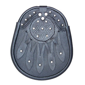 Sporran Escocés Profesional Hecho a Medida al por Mayor, Sporran de Cuero Genuino Grabado, Accesorios Personalizados para Instrumentos Musicales - Product Image 1