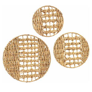Décoration murale de luxe pour accessoires de maison, art suspendu en jacinthe d'eau, produit au Vietnam - Product Image 3