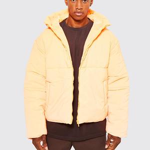 2025 nuevas chaquetas acolchadas de invierno personalizadas para hombres, chaqueta de invierno con burbujas, chaqueta de invierno amarilla brillante deportiva de lujo gruesa - Product Image 3