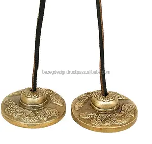 Tibetische Tingsha Glocken Handgemachte Messing Bronze Becken Chakra Heilung Stress abbau Klang Erwachen Yoga Meditation Achtsamkeit